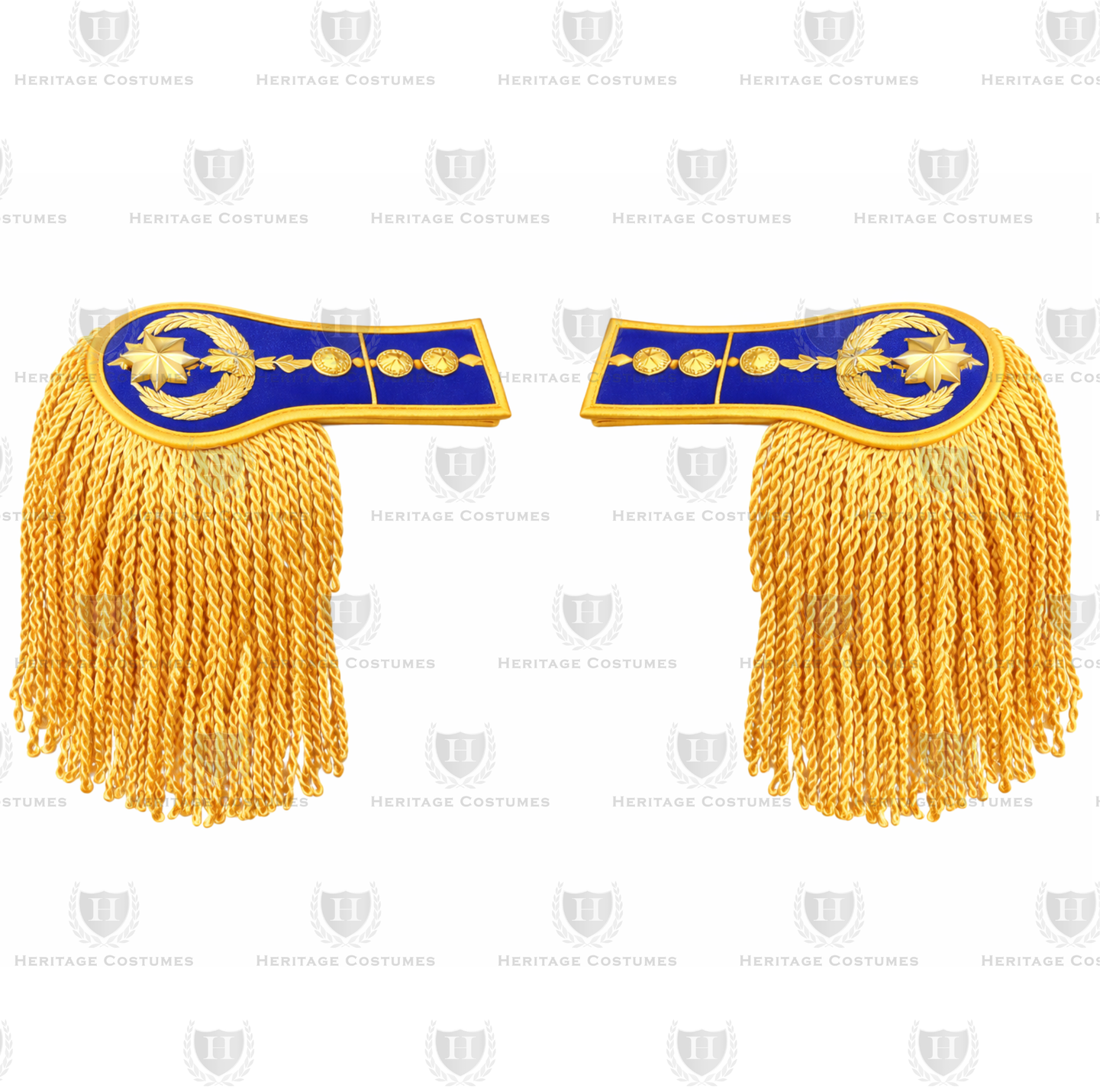 Deluxe Military Epaulettes for Revolutionary & Civil War Costumes