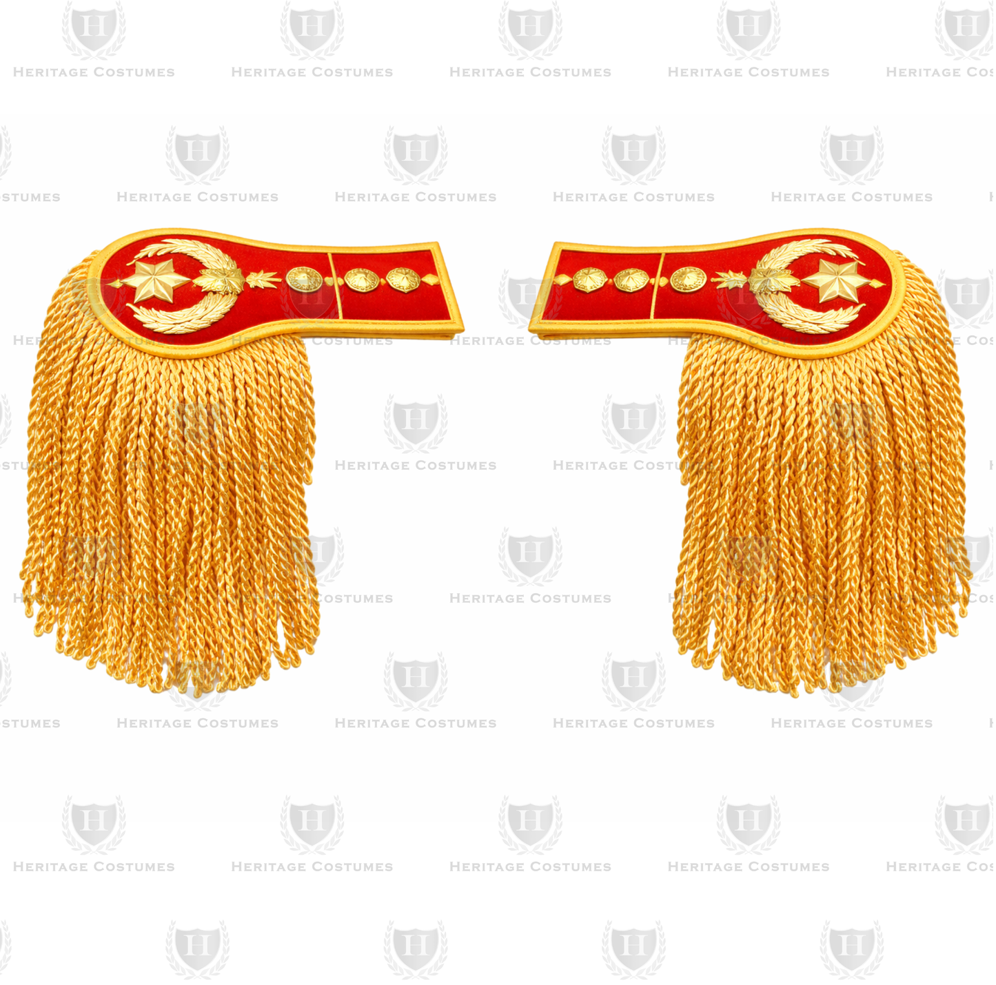 Deluxe Military Epaulettes for Revolutionary & Civil War Costumes