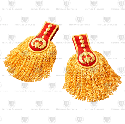 Deluxe Military Epaulettes for Revolutionary & Civil War Costumes