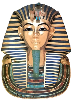 Bust of Egyptian Queen Hatshepsut – Replica statue depicting the famous female pharaoh of ancient Egypt, known for her leadership, architecture, and reign during the 18th dynasty.