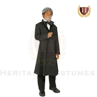 Children’s Frederick Douglass Costume, African American Historical Figures, Late 19th Century to Early 20th Century Clothing for Children