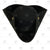 The front view of the black tricorne hat is an 18th-century colonial-style hat perfect for Revolutionary War reenactments, historical costumes, and theatrical performances.