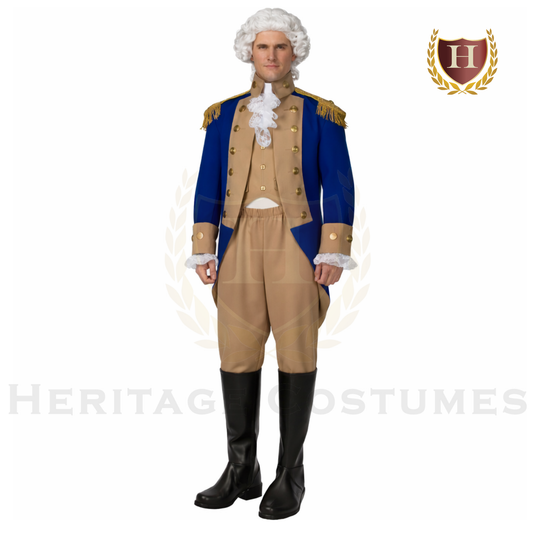 George Washington Adult Continental Army Commander Costume