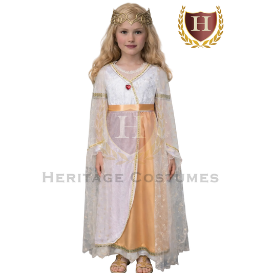 Hera Queen of the Gods children’s Greek goddess costume.