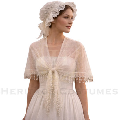 Women’s Colonial Costume Shawl Wrap