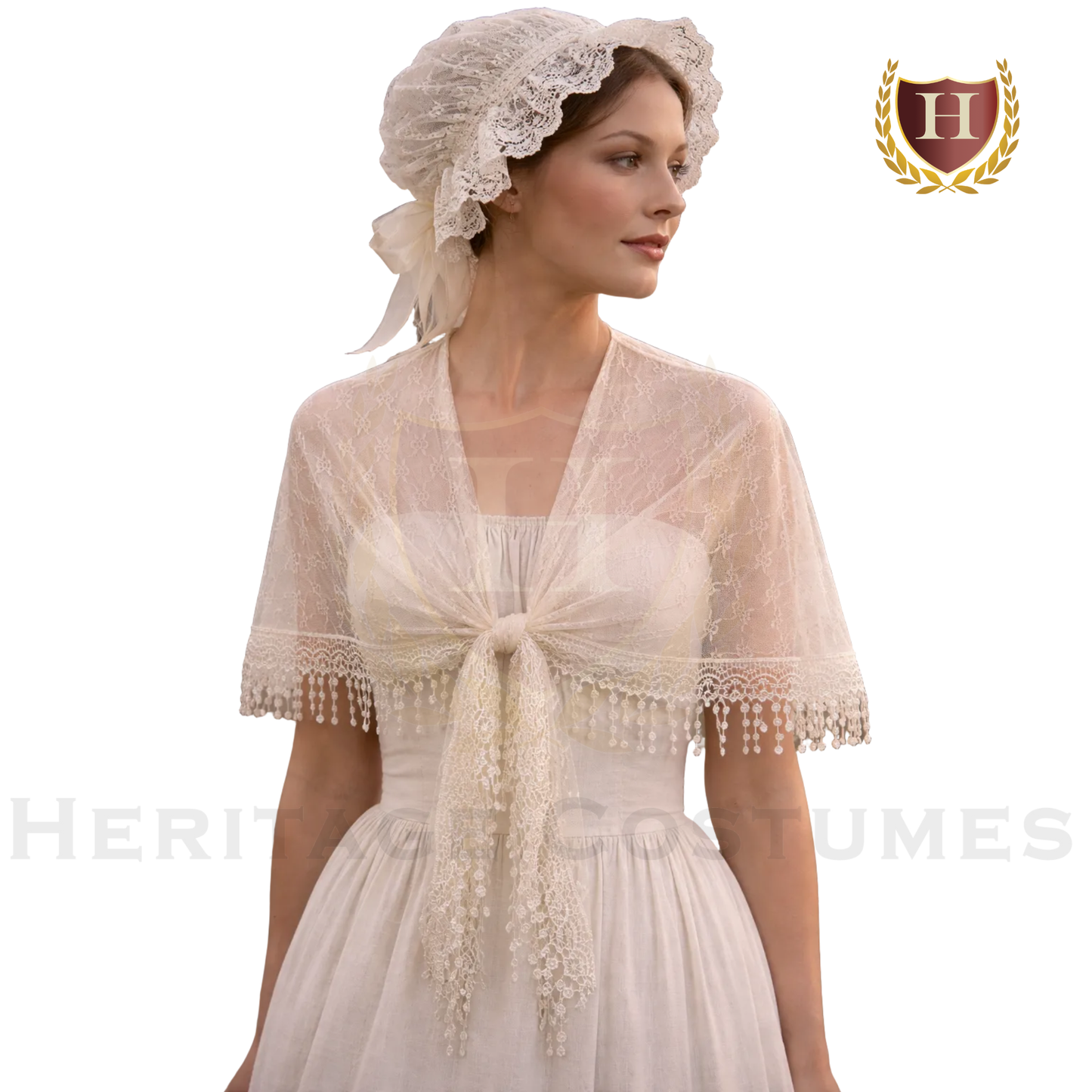Women’s Colonial Costume Shawl Wrap