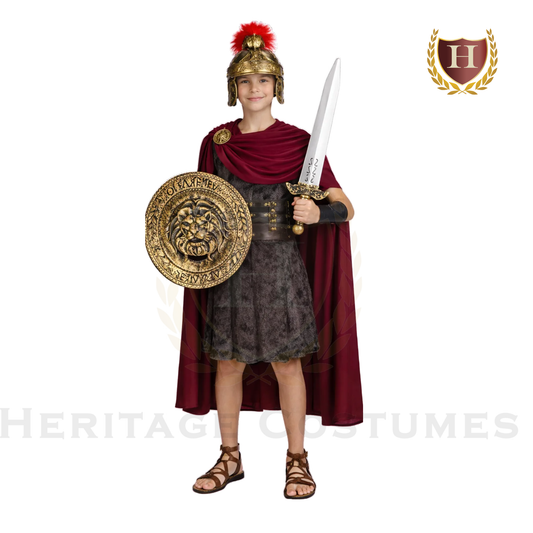 Julius Caesar Roman Military Costume, Roman General Uniform, Children's Roman General