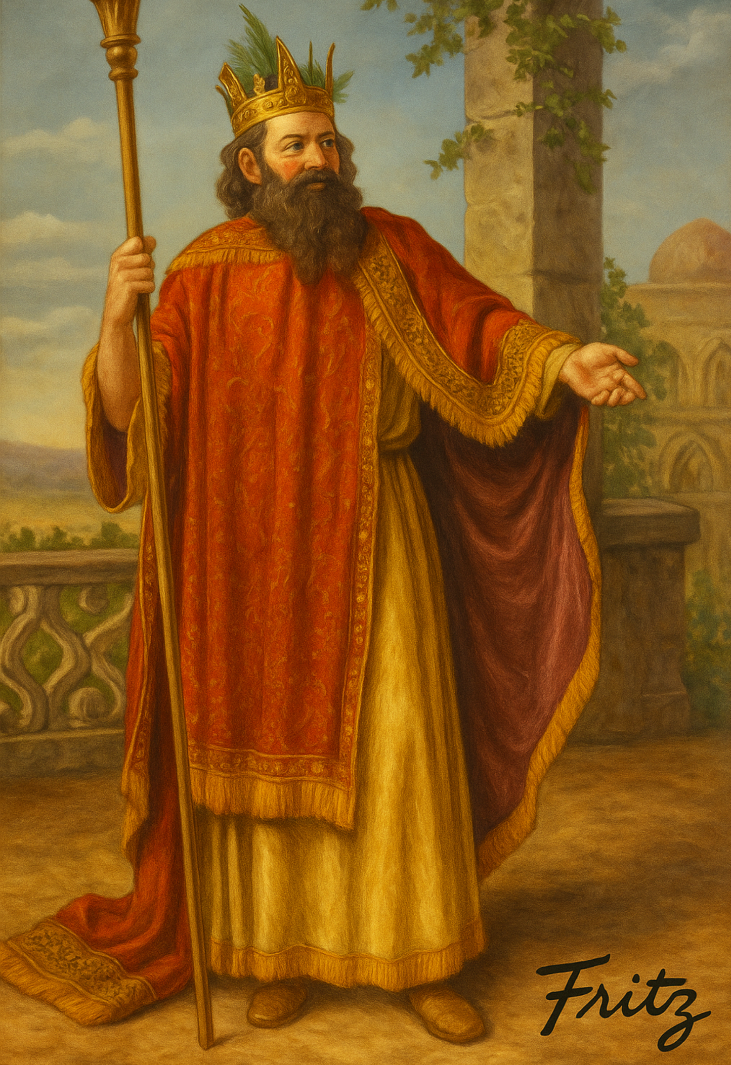 Children's Biblical King Herod Roman Costume