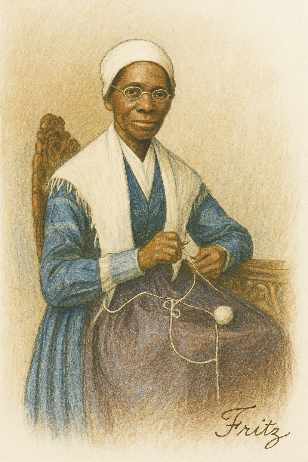 Sojourner Truth Girls Costume – Black History Month & Women’s History Outfit