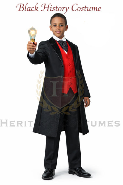 Lewis Howard Latimer Inventor Costume – Black History Educational Outfit