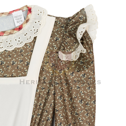 Laura Ingalls,Little House Prairie Dress/Girls Pioneer Costume