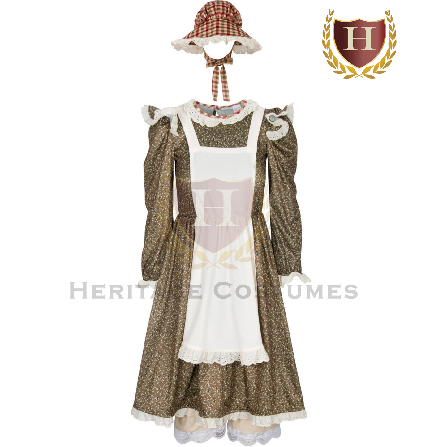 Laura Ingalls,Little House Prairie Dress/Girls Pioneer Costume