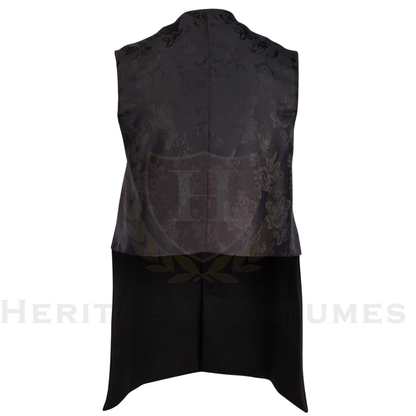 Children’s Long Brocade Pirate Waistcoat