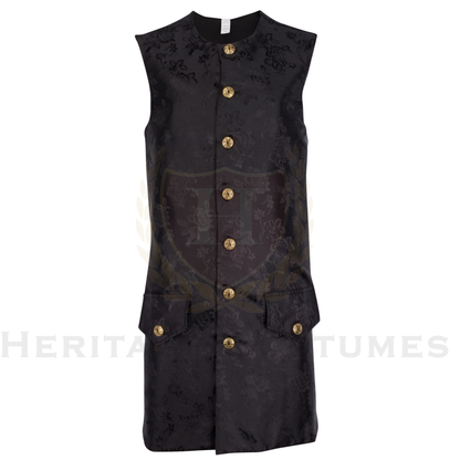 Children’s Long Brocade Pirate Waistcoat