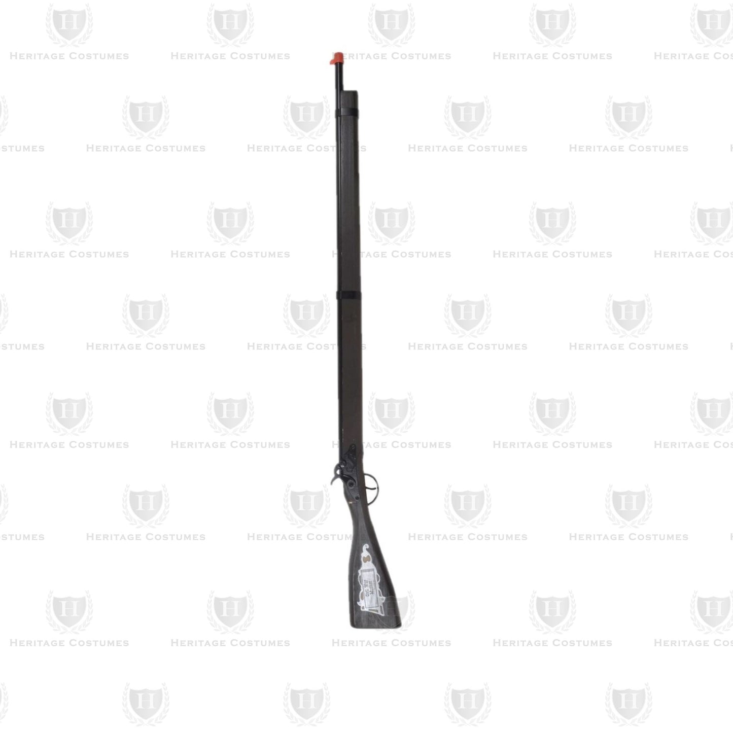 Long powder rifle – Authentic historical replica musket, perfect for colonial reenactments, 18th-century frontier costumes, and living history performances.
