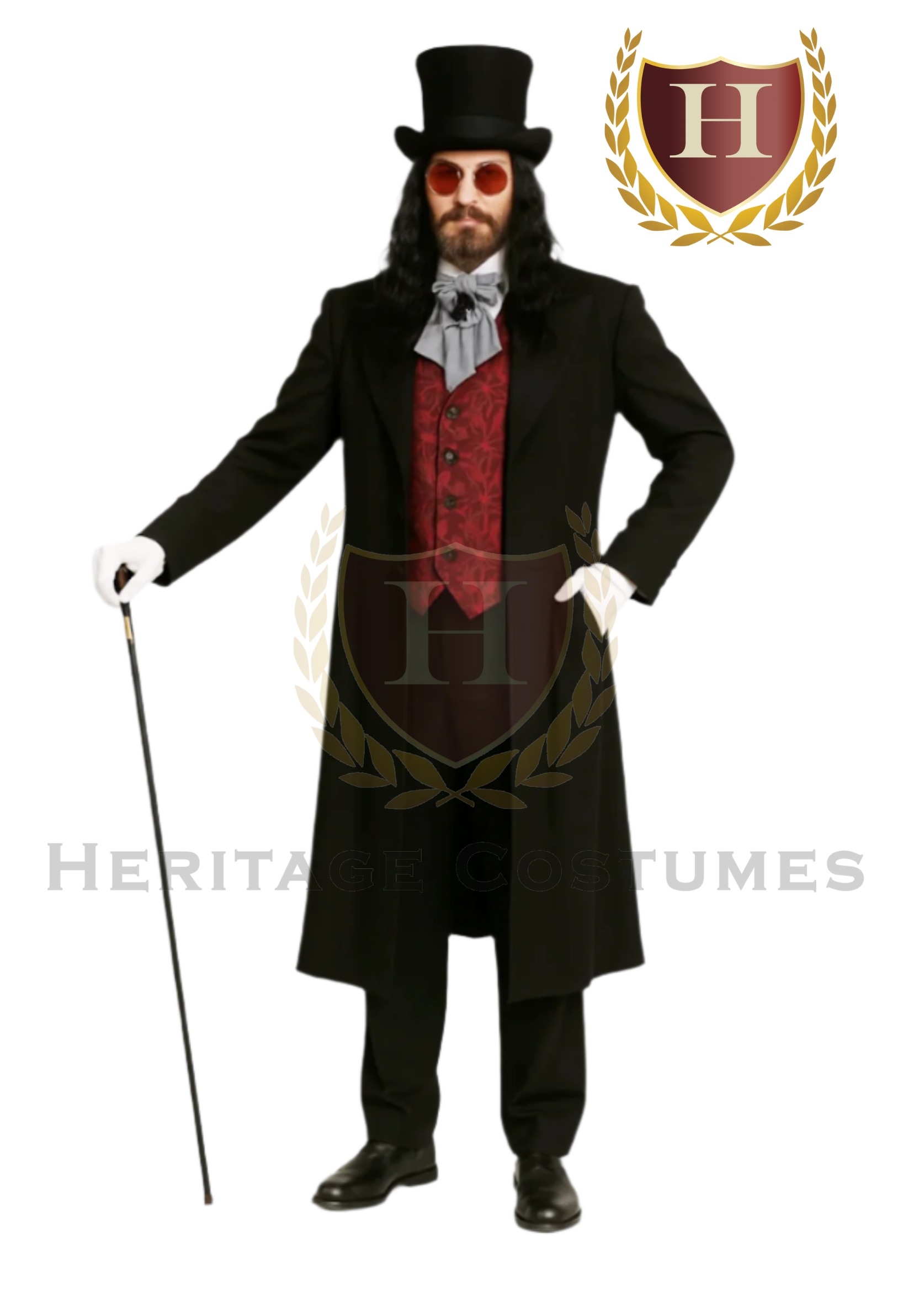 Vampire Lord Ruthven Costume – Victorian Period Gothic Ensemble for Me ...