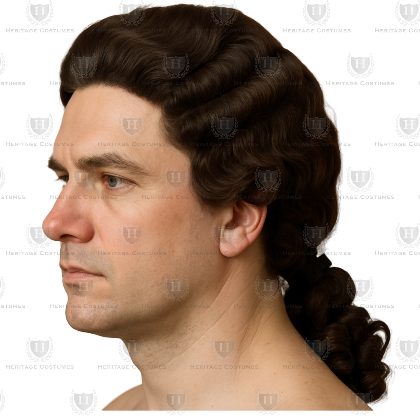 Colonial Gentleman’s Wig, Founding Fathers Patriot’s Wig