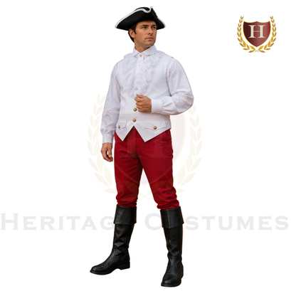 Men’s Colonial Costume Boots Revolutionary War Footwear
