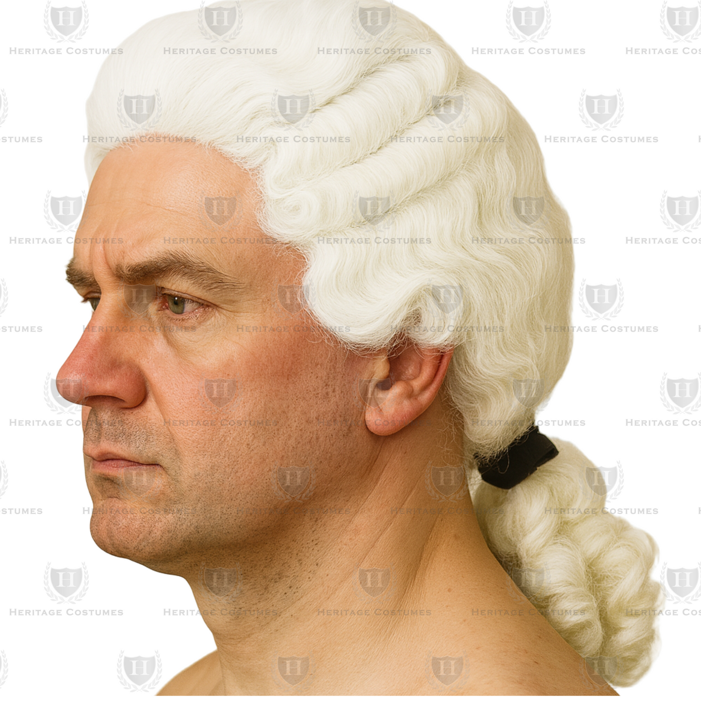 Colonial Gentleman’s Wig, Founding Fathers Patriot’s Wig