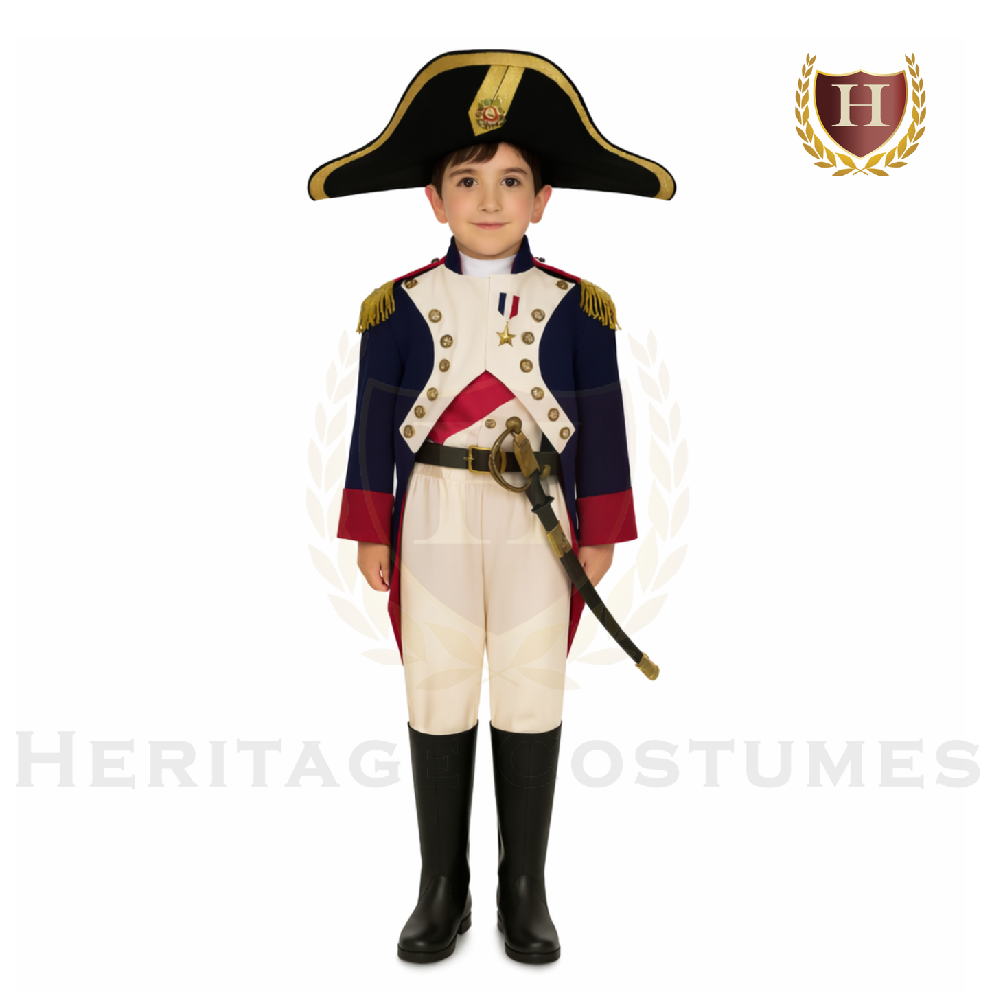 Napoleon Bonaparte Kids Historical Costume