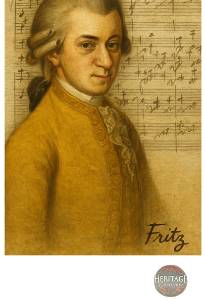 Children's Wolfgang Amadeus Mozart Costume