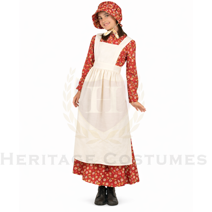 Children’s Colonial Apron & Headwear Historical Set