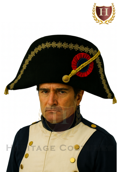 Napoleon Bicorn Hat – Adult French Revolutionary Military Costume Hat