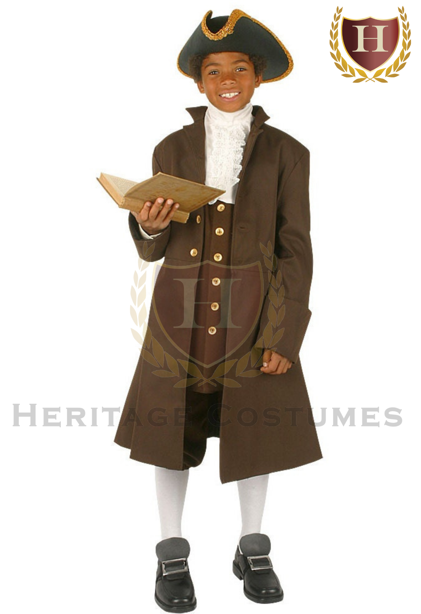 Colonial Children's Frock Coat, Revolutionary War Inspired Boys Coat, Colonial Era Jacket