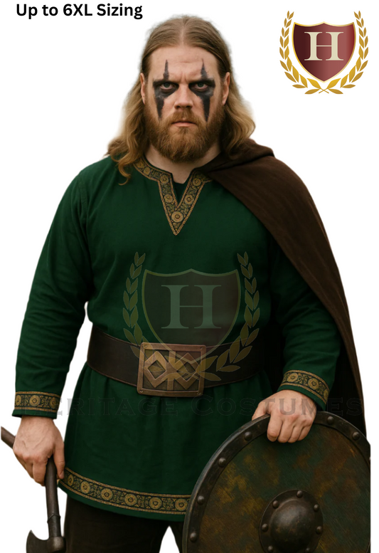 Medieval Celtic Viking Tunic Full Sleeves Renaissance Shirt SCA Larp