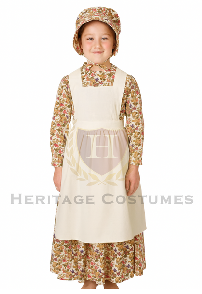 American Frontier, Pioneer Girl, Civil War Quality Children's Dress