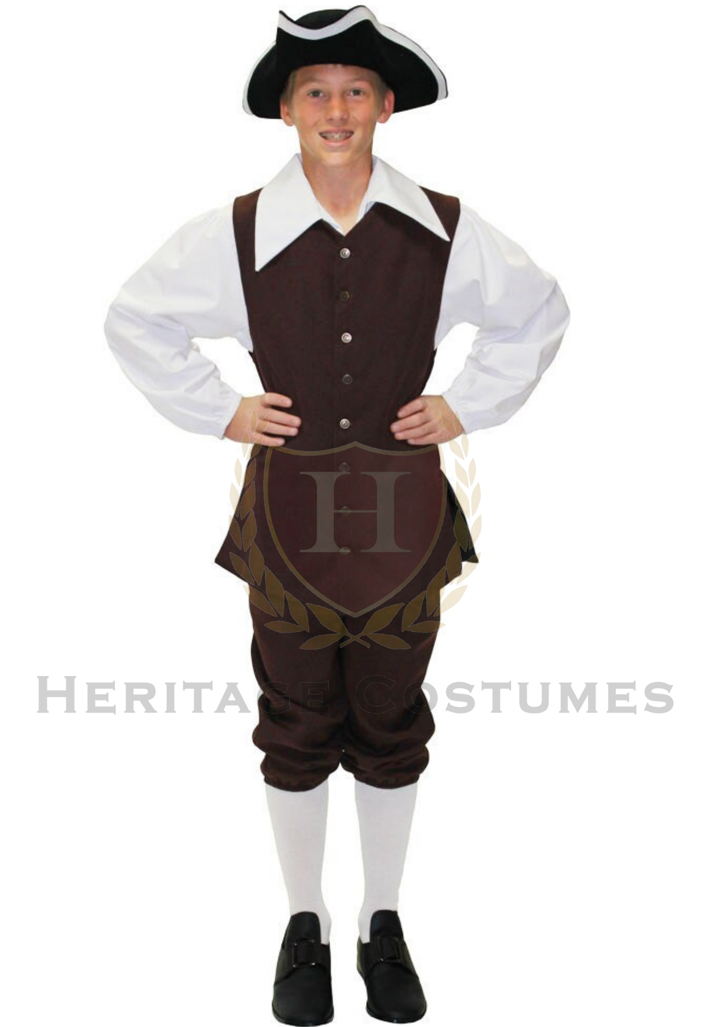 Colonial Children's White Day Shirt