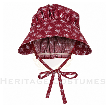 Old West Pioneer Bonnet Prairie Girl Sun Hat