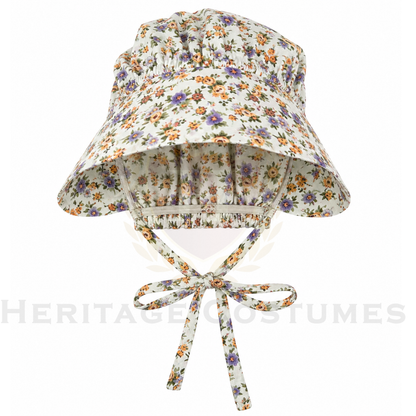 Old West Pioneer Bonnet Prairie Girl Sun Hat