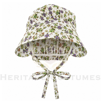 Old West Pioneer Bonnet Prairie Girl Sun Hat