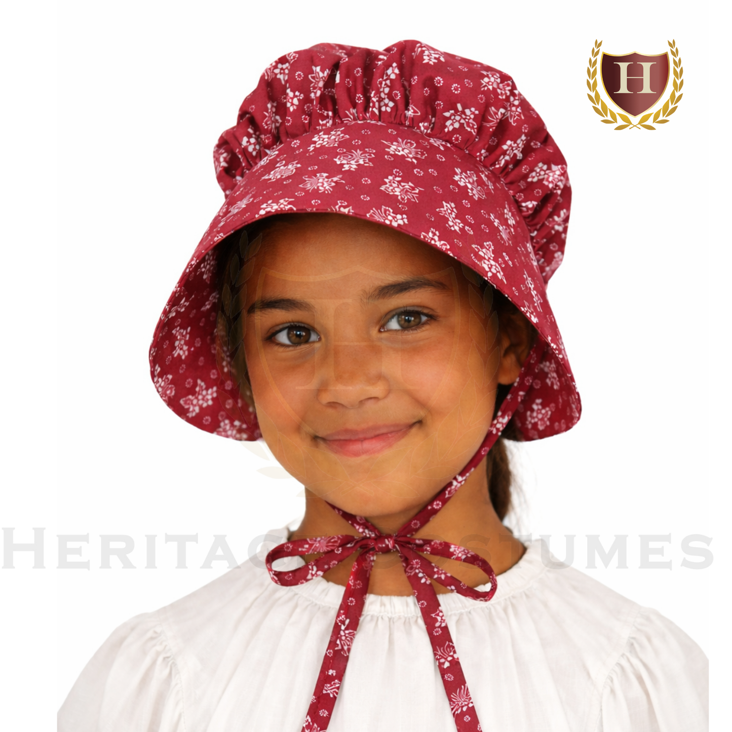 Old West Pioneer Bonnet, Prairie Girl Sun Hat