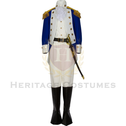 Alexander Hamilton Children's Uniform, Colonial Costume, Revolutionary War