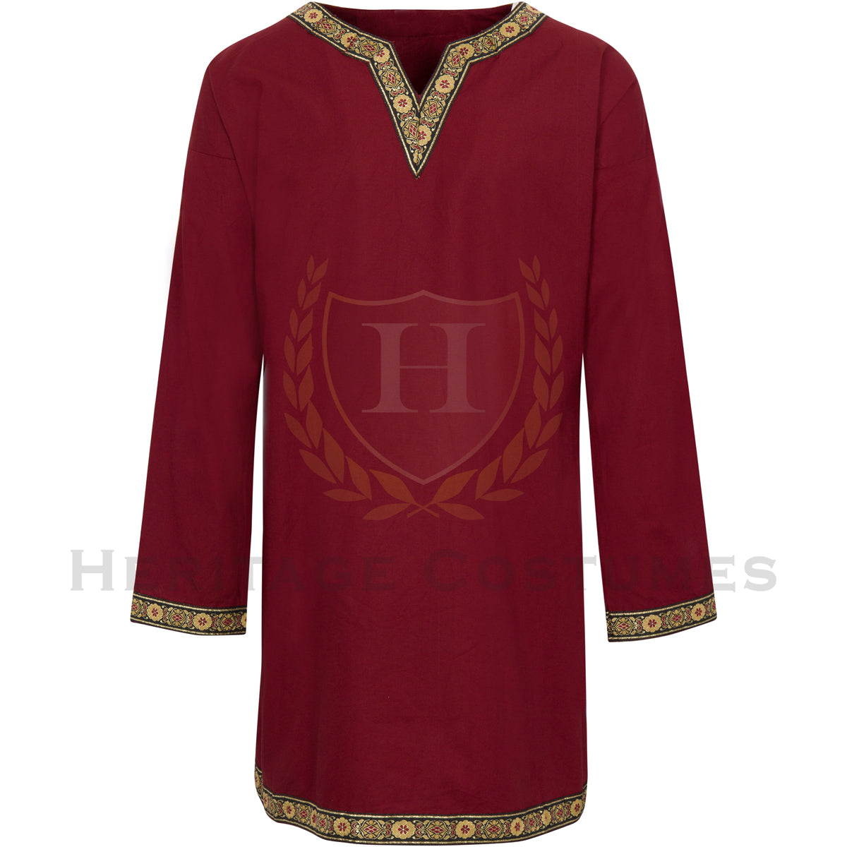 Medieval Celtic Viking Tunic Full Sleeves Renaissance Shirt SCA Larp