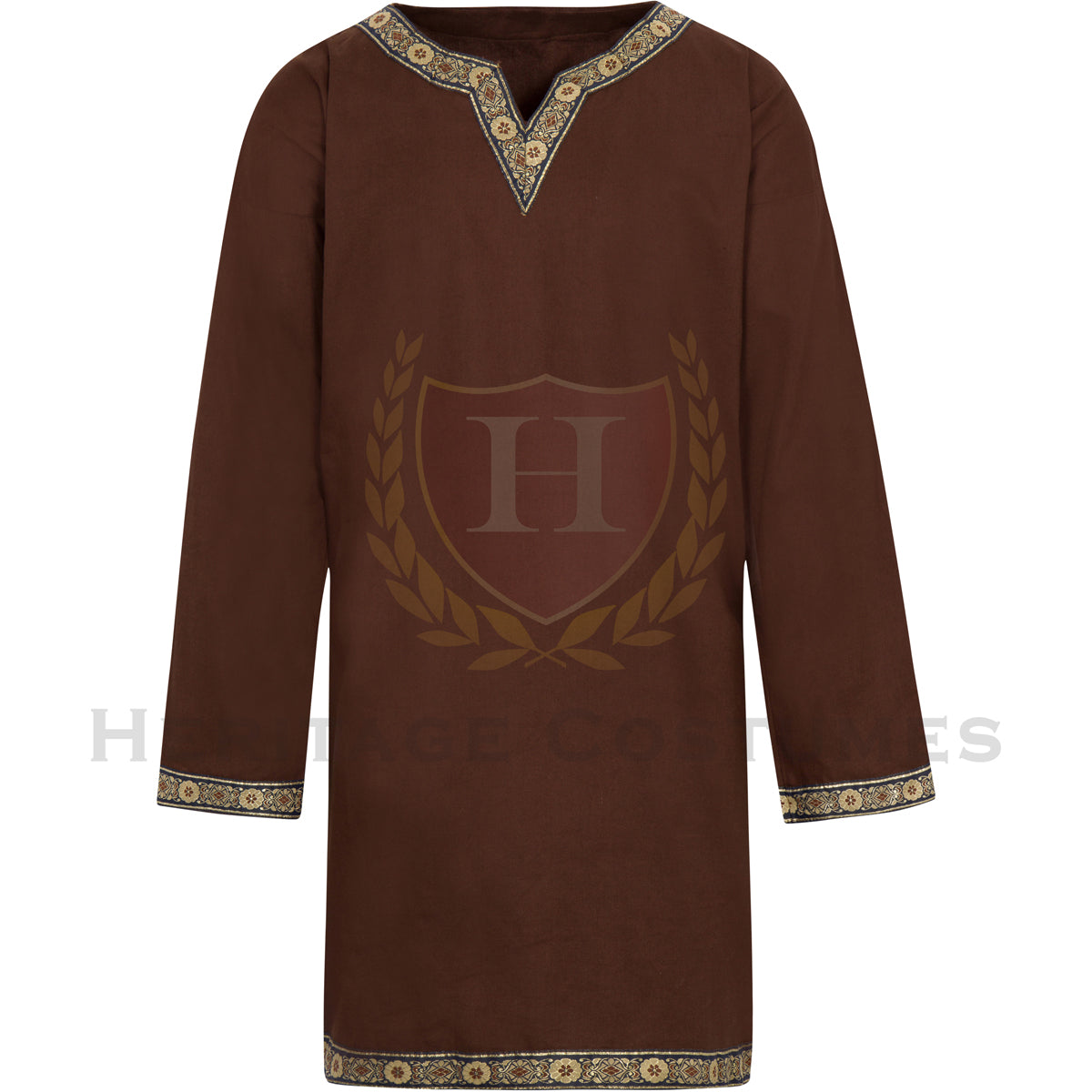 Medieval Celtic Viking Tunic Full Sleeves Renaissance Shirt SCA Larp