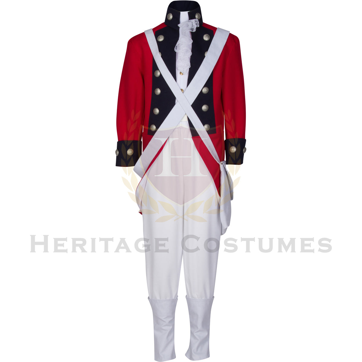Deluxe Children's British Red Coat Revolutionary War Uniform