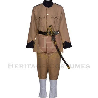 Theodore "Teddy" Roosevelt Children's Rough Rider Costume, Spanish American War Uniform