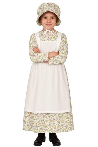 American Frontier, Pioneer Girl, Civil War Quality Children's Dress