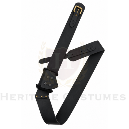 Pirate Leather Baldric Belt