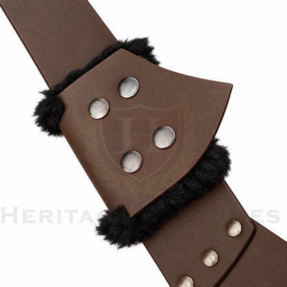 Pirate Leather Baldric Belt