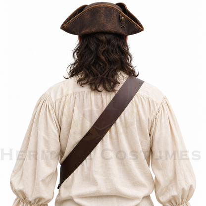 Pirate Leather Baldric Belt