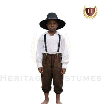 Children's Black History Plantation Worker Costume