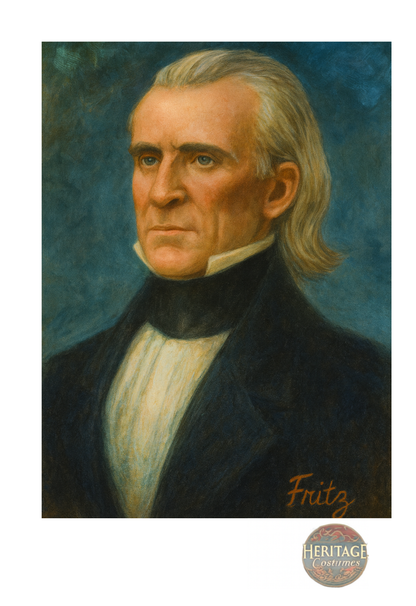 James K Polk Children's President Costume