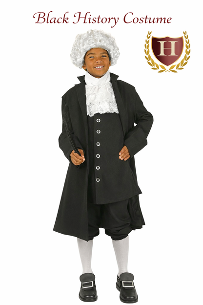 Prince Hall Children's Black History Costume, Colonial Costume