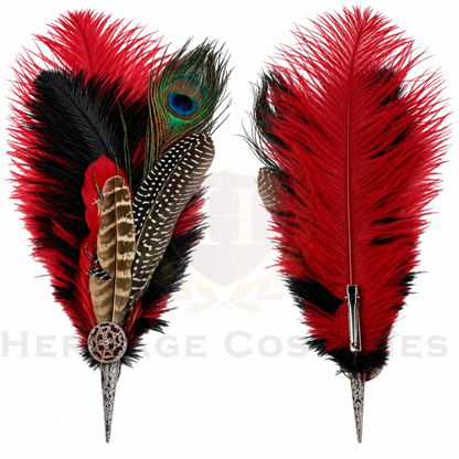 Faux Leather Pirate Tricorn Hat