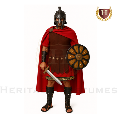 Roman Warrior Costume – Ancient Gladiator Soldier Outfit for Cosplay, Theater, LARP, Halloween & Historical Reenactments