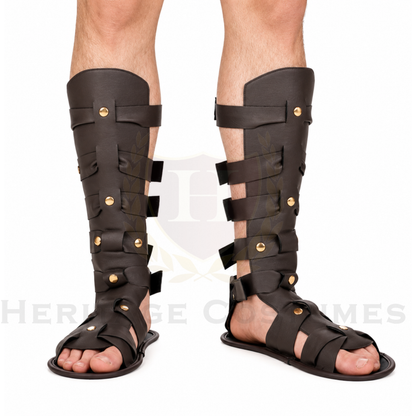 Roman & Grecian Leg Guards and Sandals